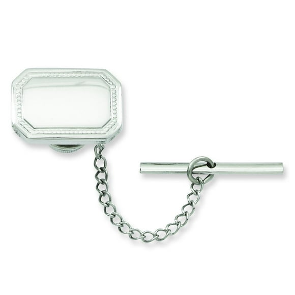 Sterling Silver Square Tie Tac QQ189 Sterling Silver Square Tie Tac QQ189